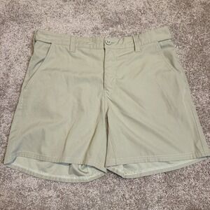 HUK Performance Fishing Shorts Men's Large Khaki Outdoor Utility Shorts